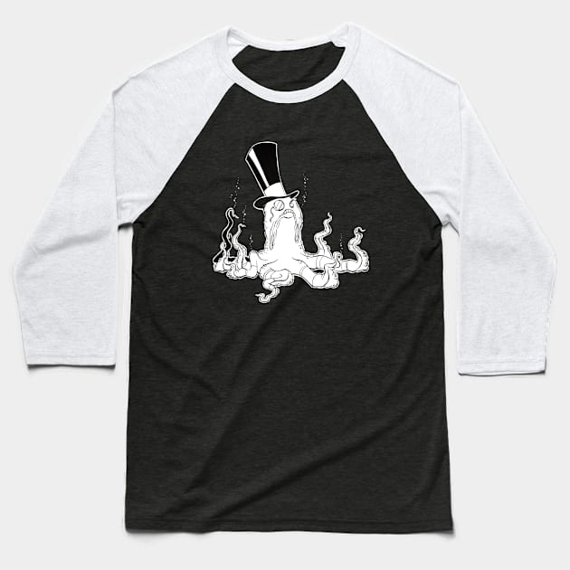 Top Shelf Octopus Baseball T-Shirt by westinchurch